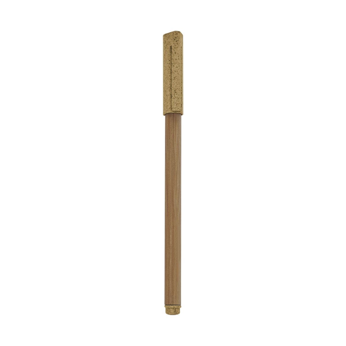 ECO070, BOLÍGRAFO GENMA. Bolígrafo de bambú con tapón.