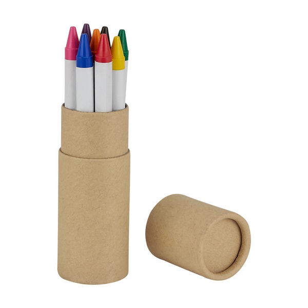 INF014, CRAYONES CANAIMA(Estuche de cartón con 8 crayones de varios colores.)
